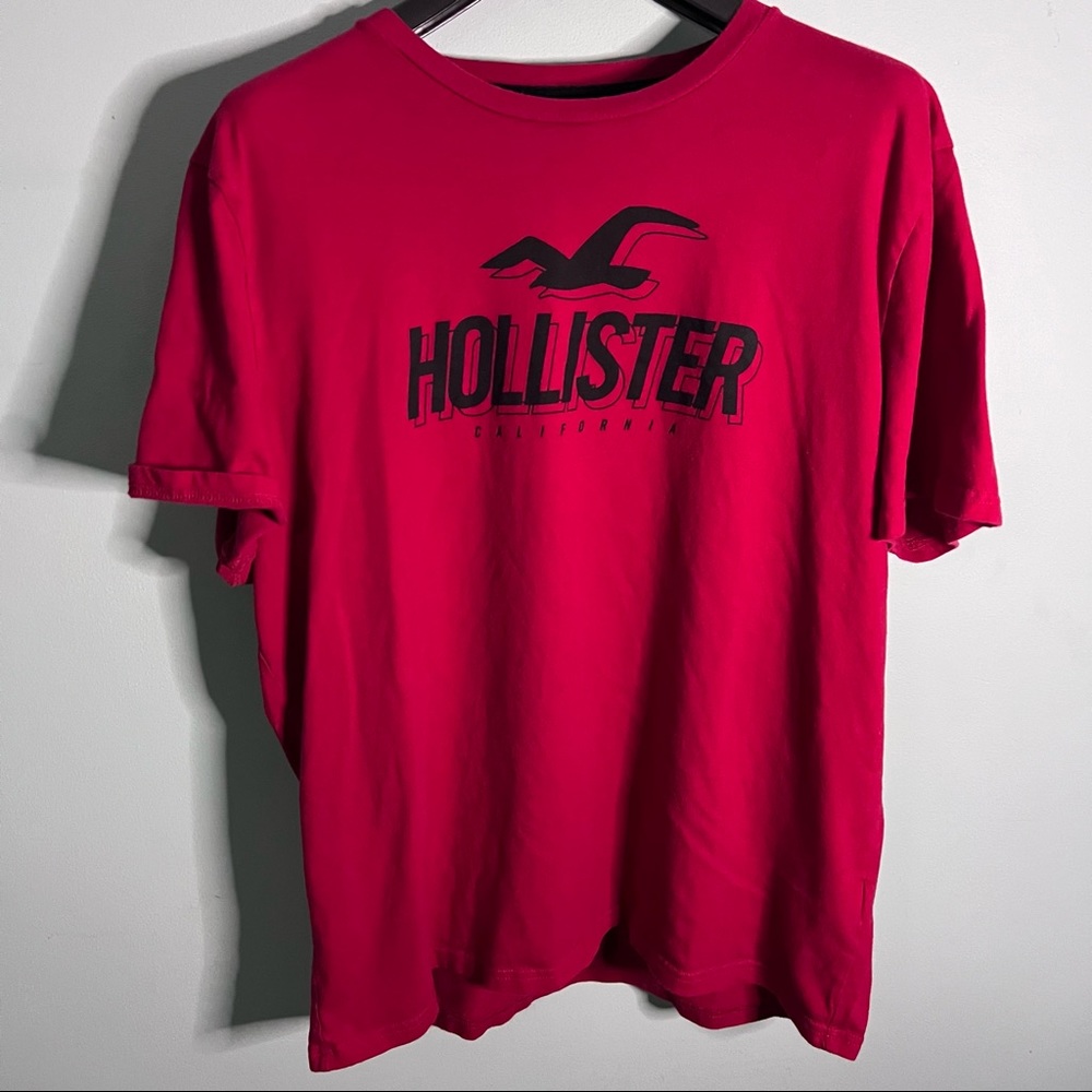 Red Hollister Tee - Mens 2XL